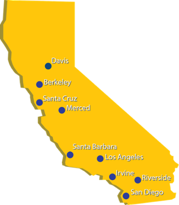 Univ of California State Map